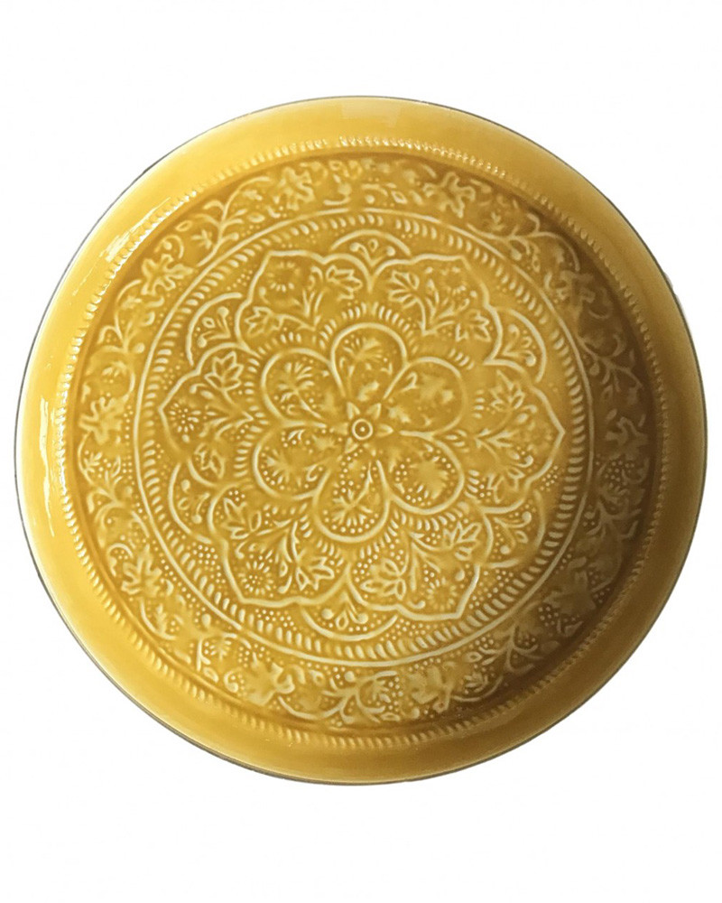 Plateau Berbère rond- Bazar de Luxe