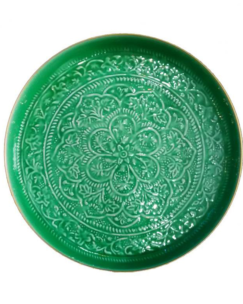 Plateau Berbère rond- Bazar de Luxe