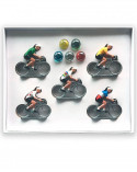 Coffret Jeu Figurines Cyclistes - Bernard & Eddy
