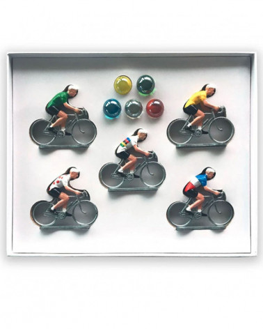 Coffret Jeu Figurines Cyclistes - Bernard & Eddy