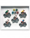 Coffret Jeu Figurines Cyclistes - Bernard & Eddy