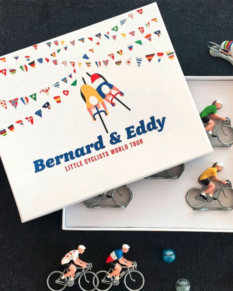 Coffret Jeu Figurines Cyclistes - Bernard & Eddy