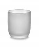 Verre à eau Givré Blanc Base - Serax