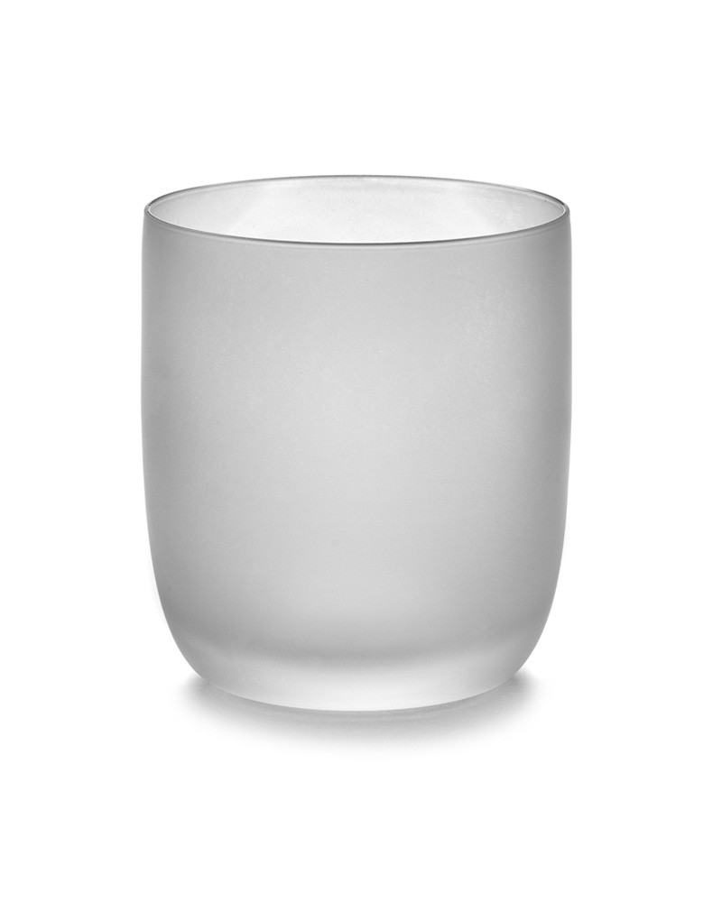 Verre à eau Givré Blanc Base - Serax