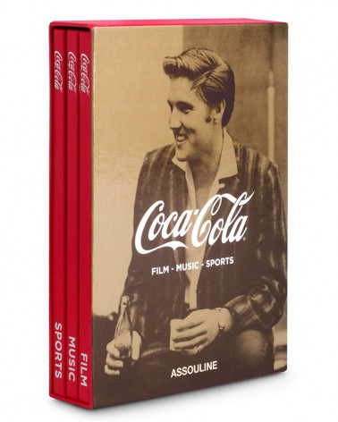Livre Coca-Cola set of 3 : Fashion, Music, Sports - Assouline