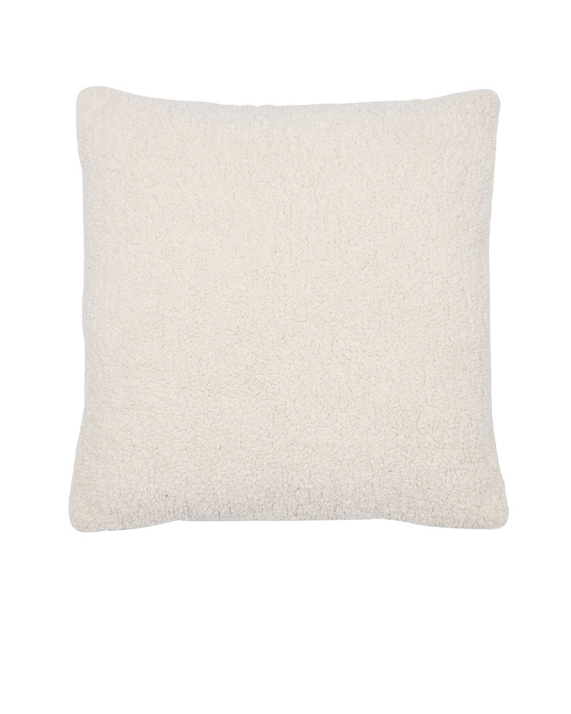 Coussin Zaina en fausse peau de mouton - Apparis