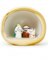 Crèche en porcelaine Presepe avec 5 santons - Alessi