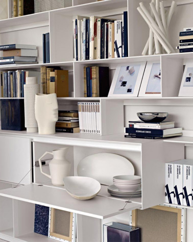 Bibliothèque ouverte composable Flat.C - B&B Italia