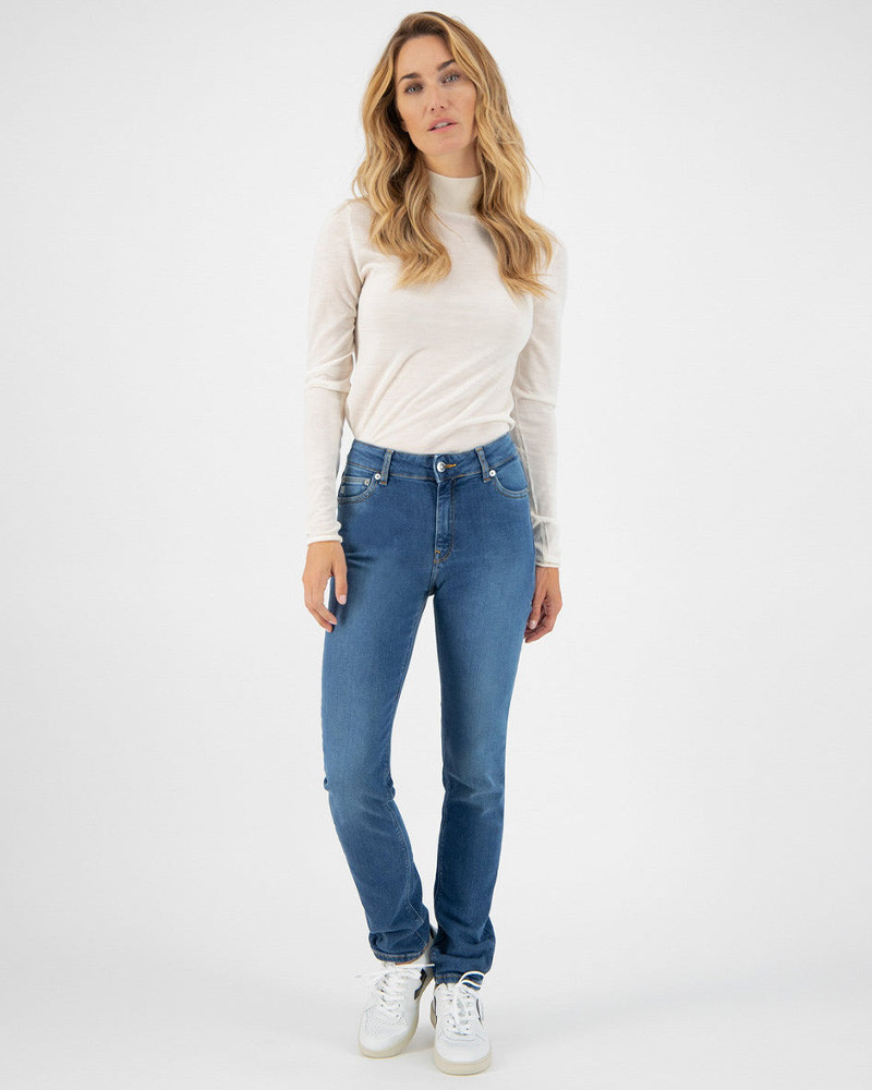 Jean femme Regular Swan Authentic Indigo - Mud Jeans