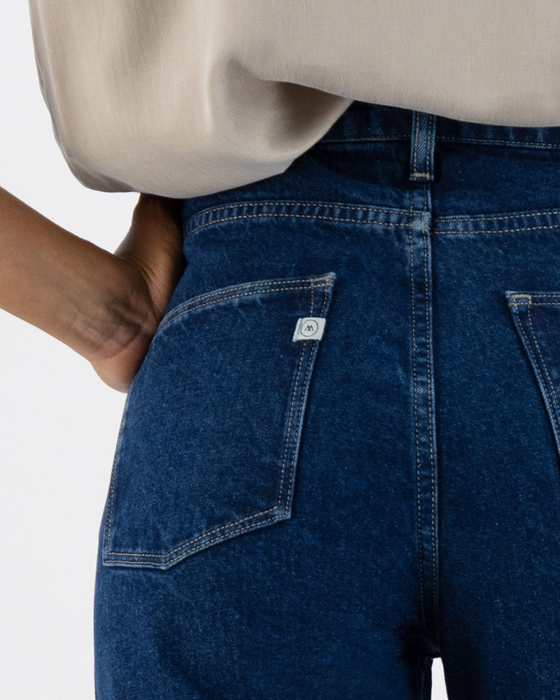 Jean femme Relax Rose Stone Indigo - Mud Jeans