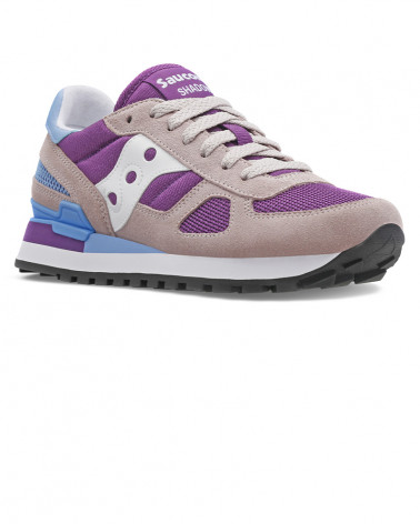 Sneakers Femme Shadow Original Gris Purple Saucony sportives et stylees