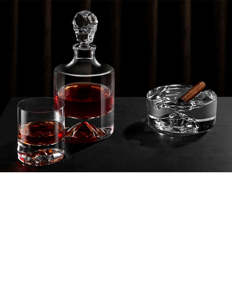 Cendrier à cigare Shade - Nude Glass