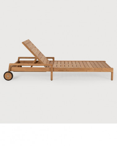 Chaise-longue multi-positions en teck Jack - Ethnicraft
