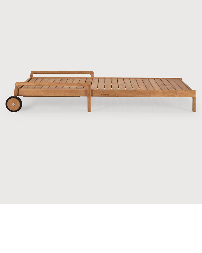 Chaise-longue multi-positions en teck Jack - Ethnicraft