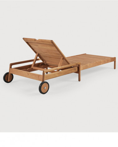 Chaise-longue multi-positions en teck Jack - Ethnicraft