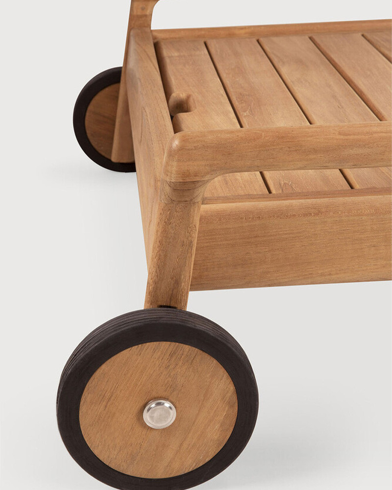 Chaise-longue multi-positions en teck Jack - Ethnicraft