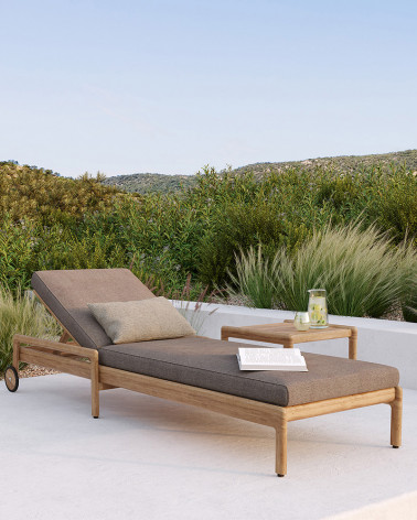 Chaise-longue multi-positions en teck Jack - Ethnicraft
