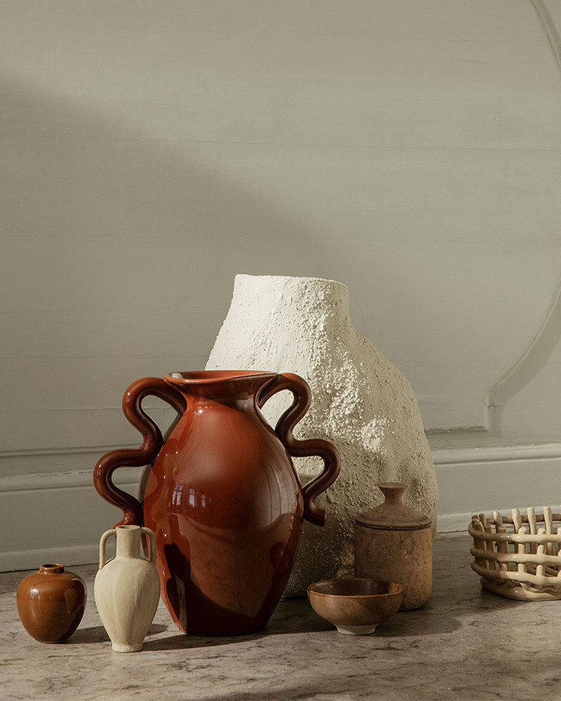 Vase en grès Verso - Ferm Living