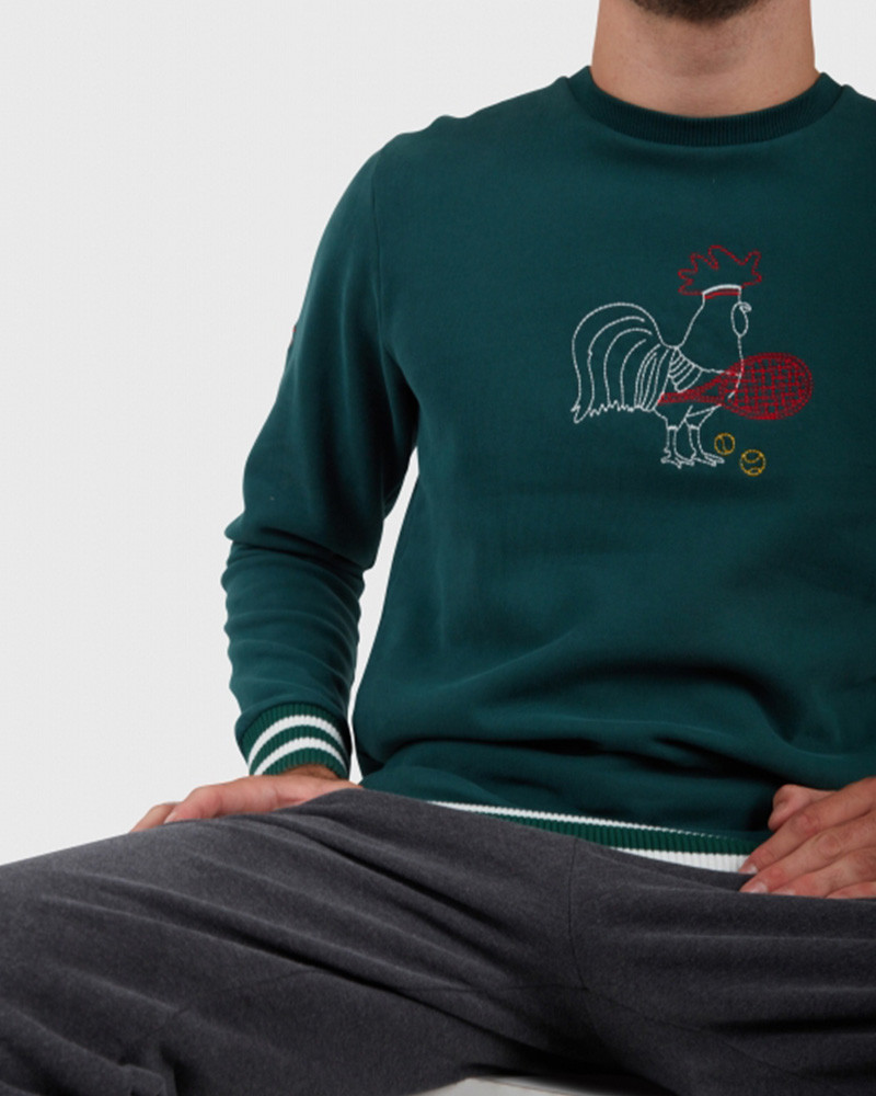Sweat vintage Coq Jeannot Tennis - Sports d'Epoque