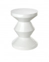 Tabouret table basse Zig Zag en plastique laqué - Pols Potten