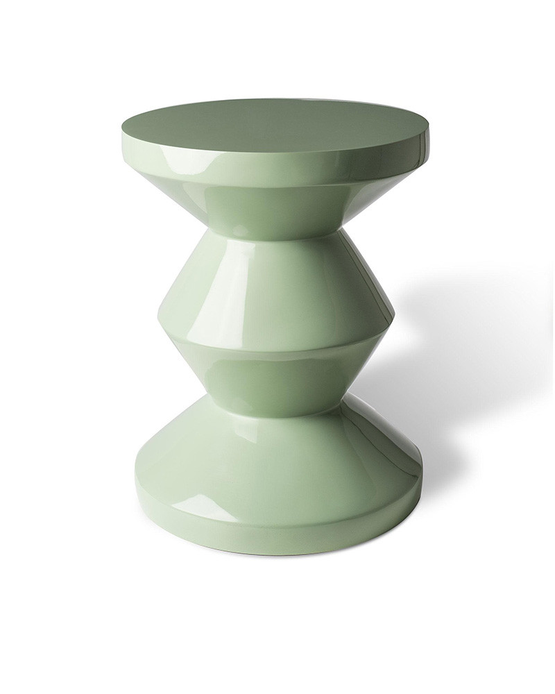 Tabouret table basse Zig Zag en plastique laqué - Pols Potten