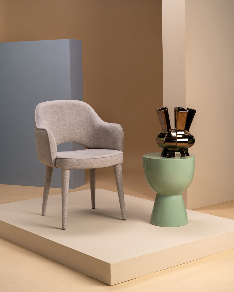 Tabouret Tam Tam en plastique laqué - Pols Potten