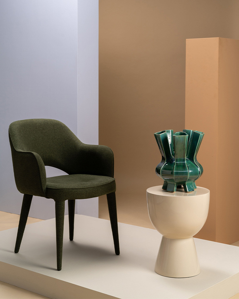 Tabouret Tam Tam en plastique laqué - Pols Potten