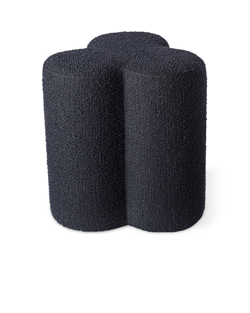 Table basse Pouf Clover en tissu bouclette - Pols Potten