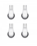 Set de 4 couverts multifonctionnels Moscardino - Alessi