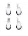 Set de 4 couverts multifonctionnels Moscardino - Alessi