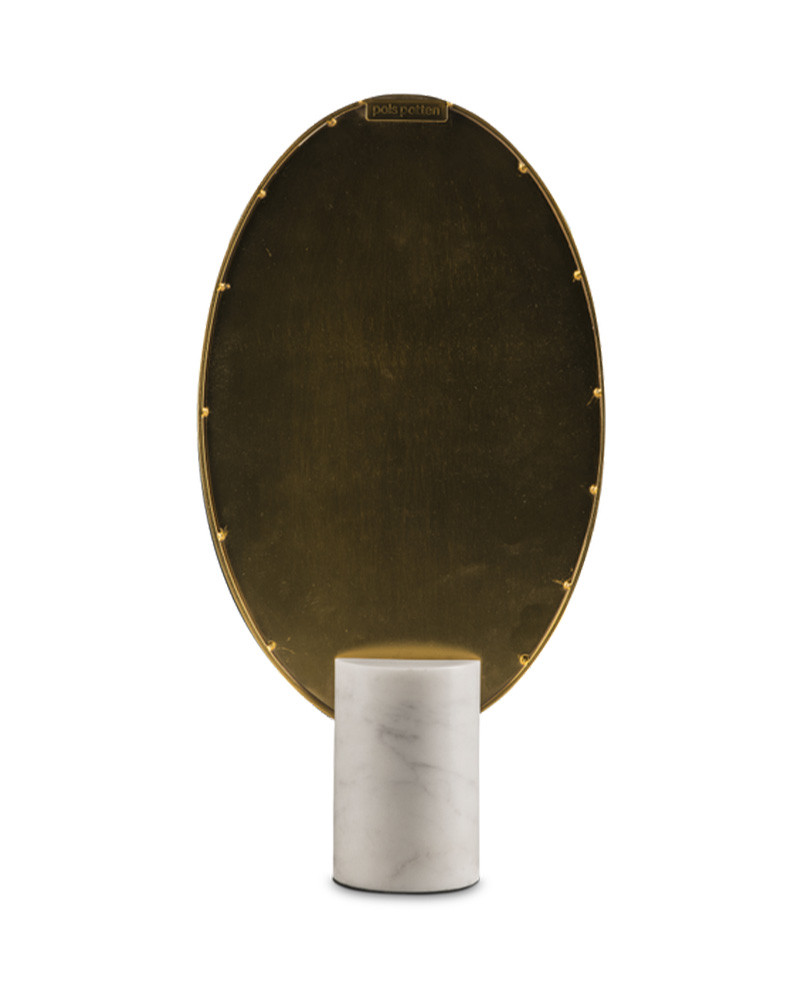 Miroir à poser Ovale en marbre - Pols Potten