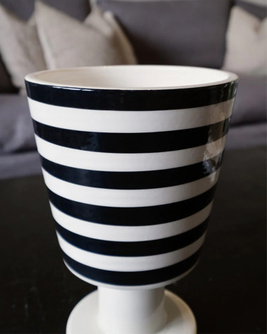 Vase Pokal à rayures - Mani by Britta Herrmann