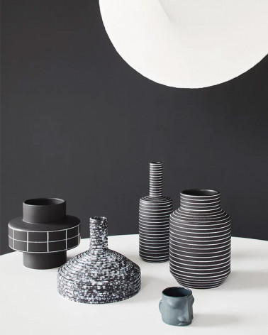 Vase Gaspare à fines rayures - Mani by Britta Herrmann