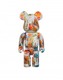 Sculpture Bearbrick Andy Warhol x Jean-Michel Basquiat V4 - MediCom Toy