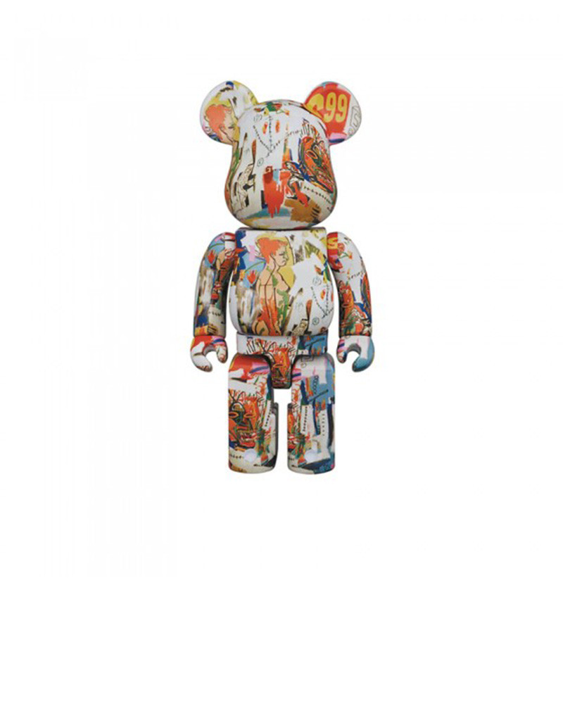 Sculpture Bearbrick Andy Warhol x Jean-Michel Basquiat V4 - MediCom Toy