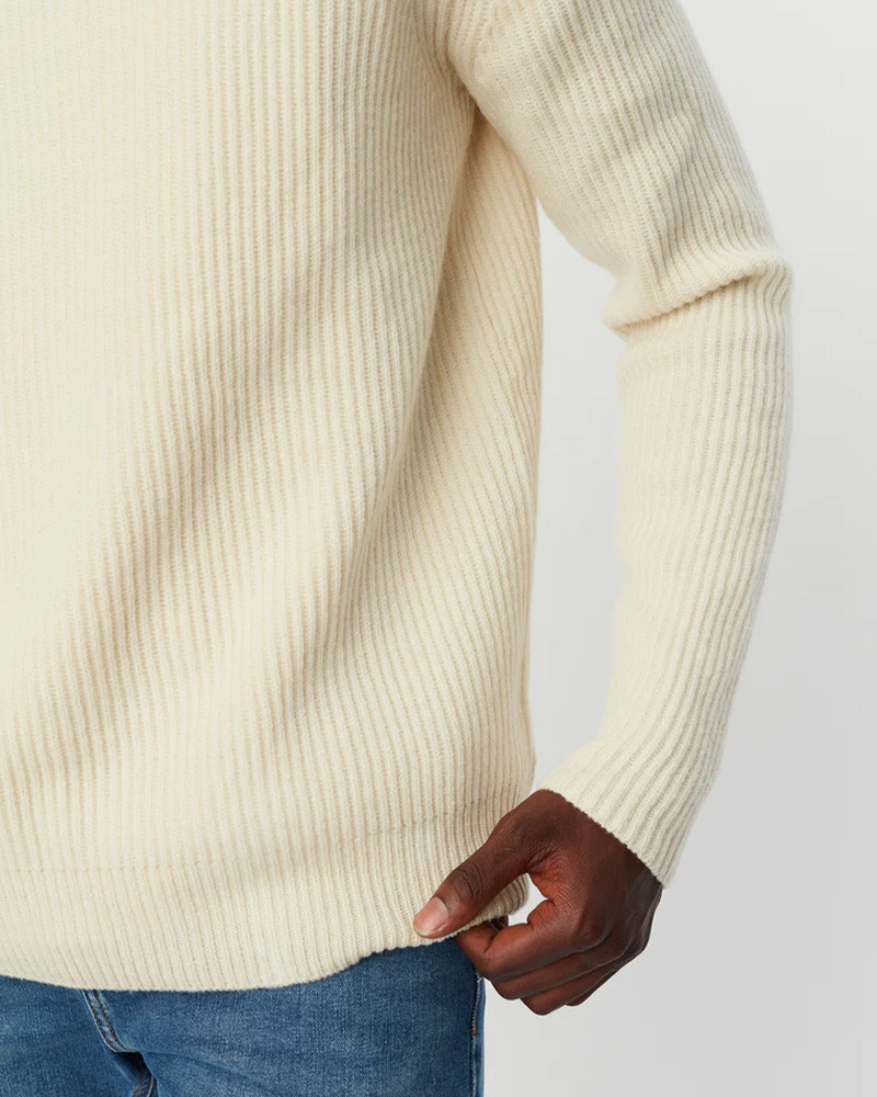 Pull-over col roulé Eddie Wool Rib Rollneck Knit - Les Deux