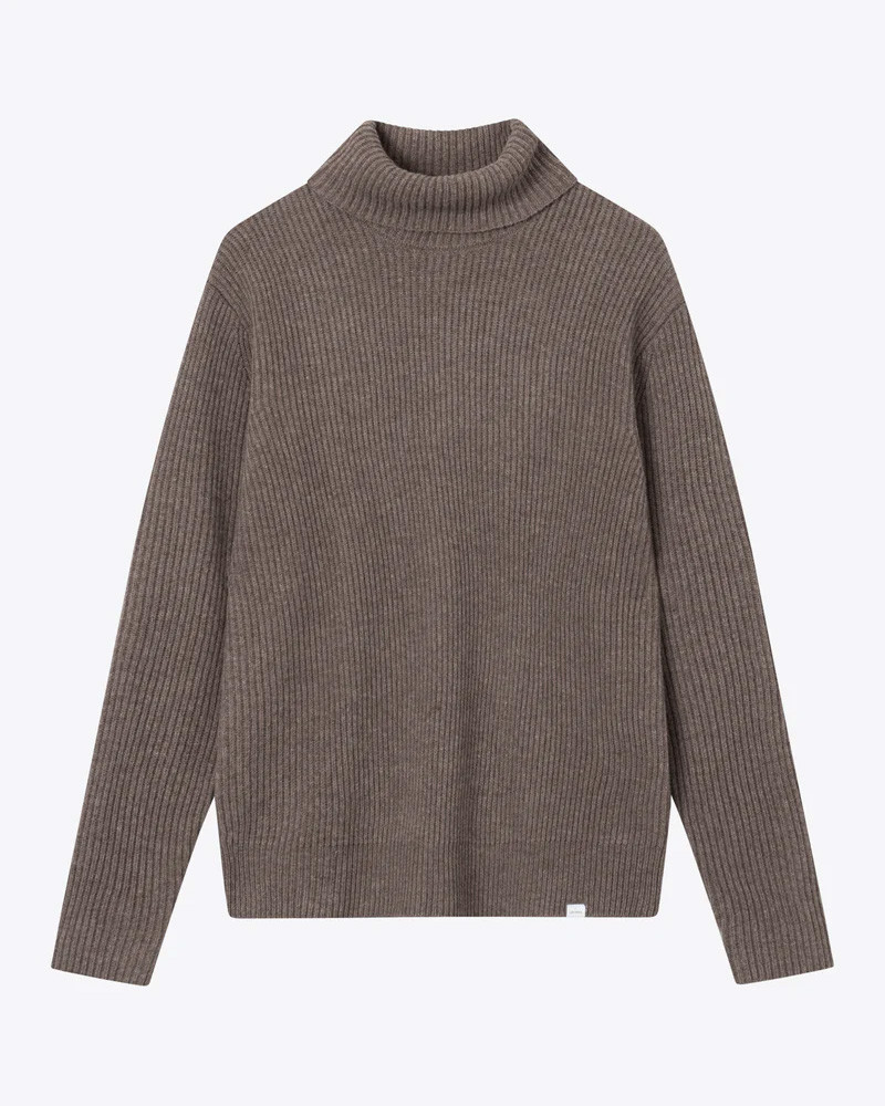 Pull-over col roulé Eddie Wool Rib Rollneck Knit - Les Deux