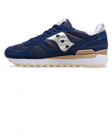 Sneakers femme Shadow Original Blue/Silver - Saucony