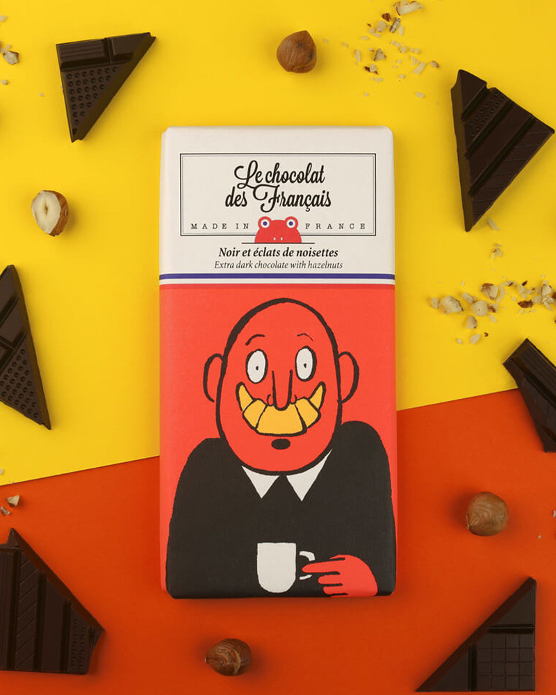 Tablette de chocolat 80g Bio noir - Le chocolat des Français