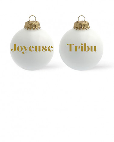 Boules de NoÃ«l Ã  message - Baubels