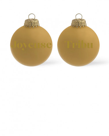 Boules de NoÃ«l Ã  message - Baubels