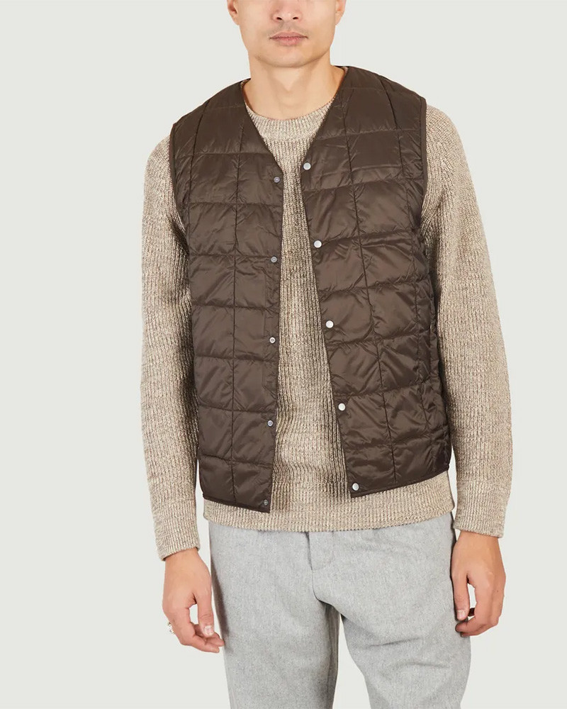 Doudoune sans manche V Neck Button - Taion