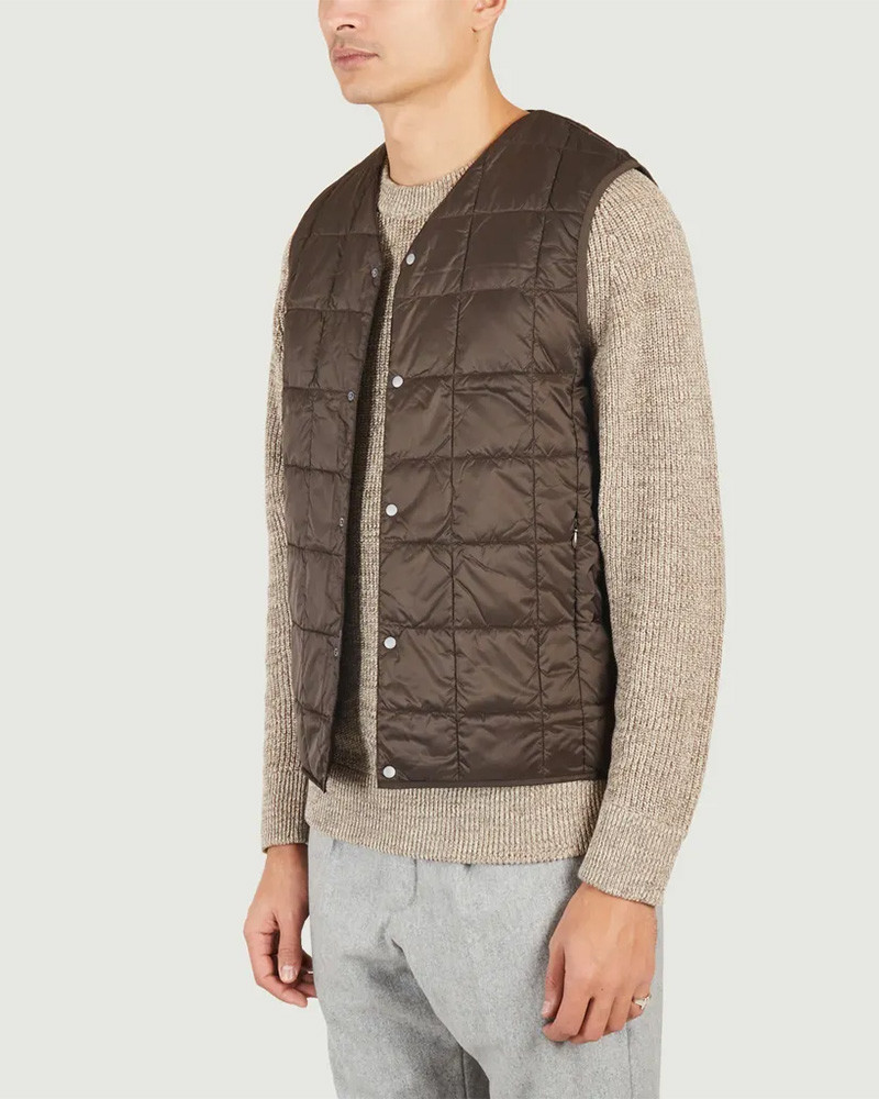 Doudoune sans manche V Neck Button - Taion