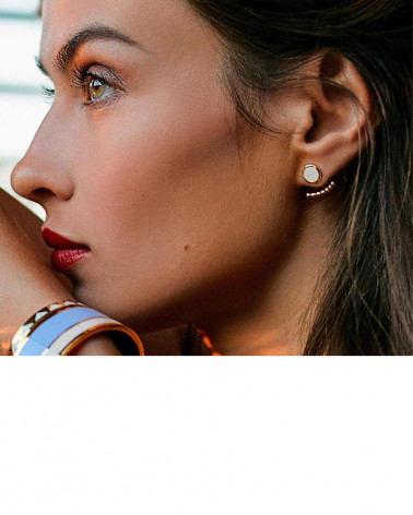 Boucles d'oreilles en deux parties Comète - Bangle Up