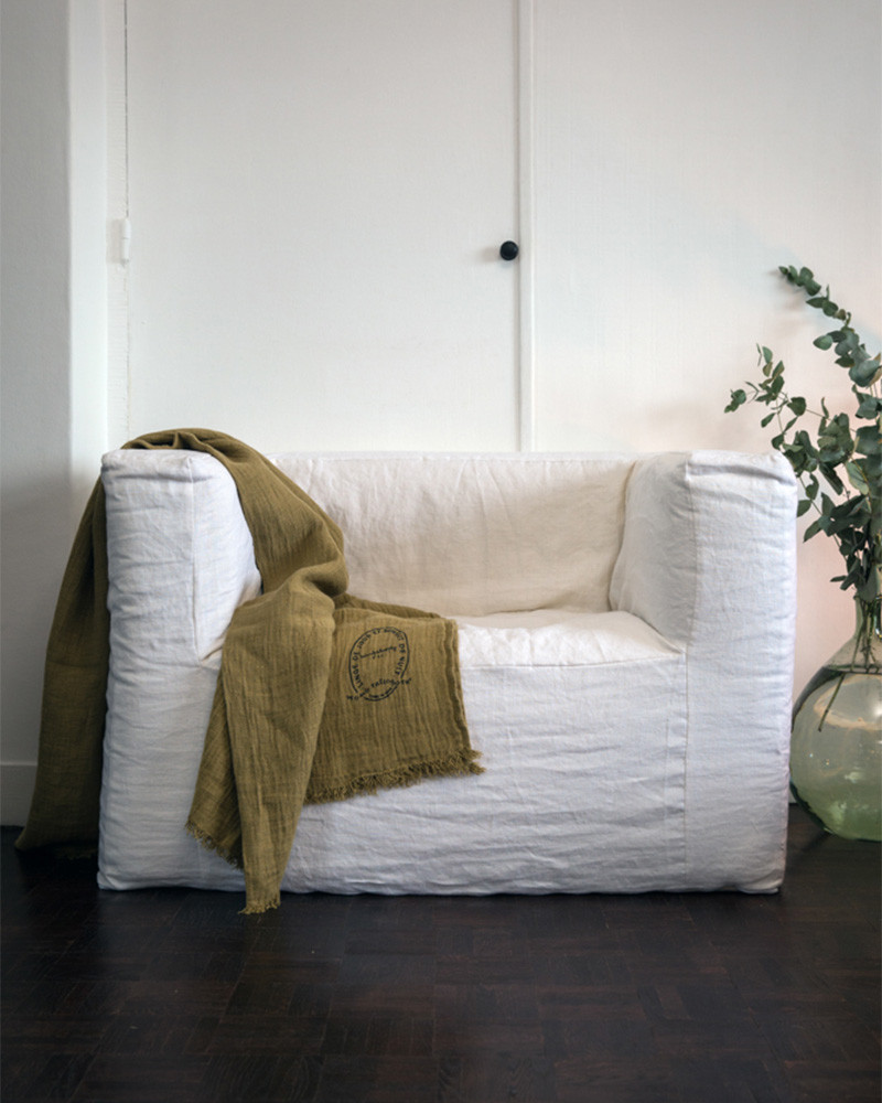 Fauteuil Cub Slow en lin - Bed and Philosophy