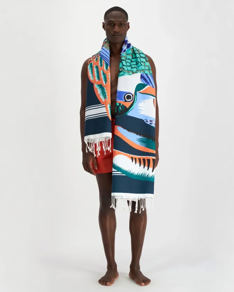 Serviette paréo Fouta Toucan - Inoui Editions