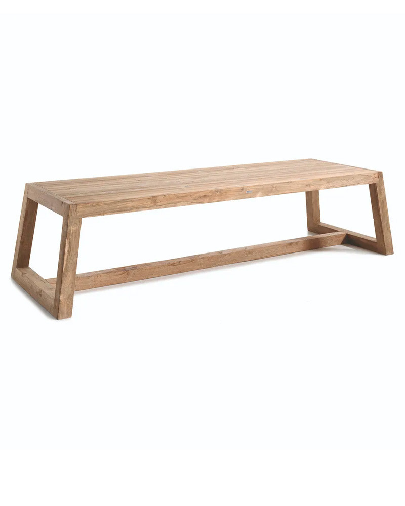 Table à manger XL en teck recyclé Hermosa - Gescova