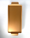 Plateau rectangulaire 713 en aluminium anodisé - Kaymet
