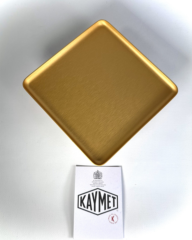 Plateau carré 706 en aluminium anodisé - Kaymet