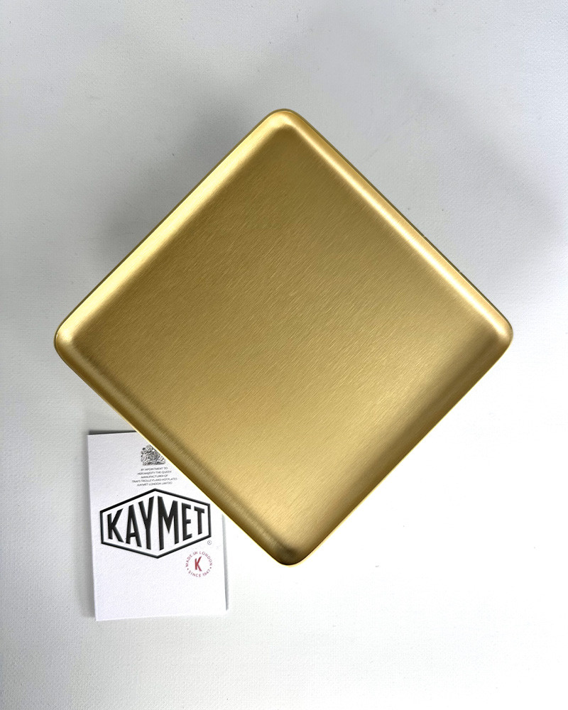 Plateau carré 706 en aluminium anodisé - Kaymet